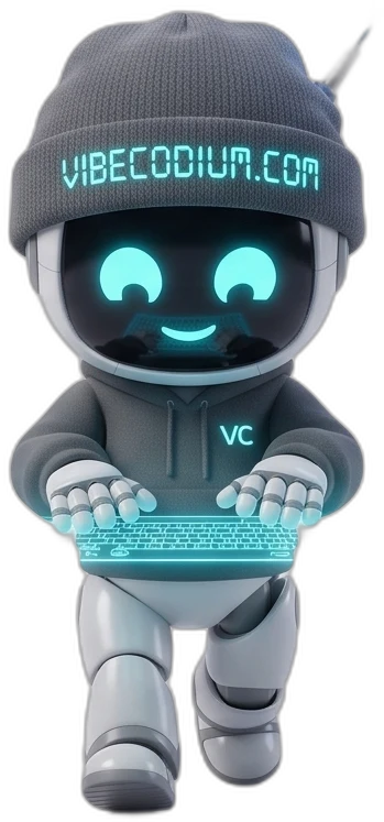 VIC che scrive su una tastiera olografica